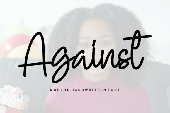 Against: Discover This Elegant Handwritten Typeface