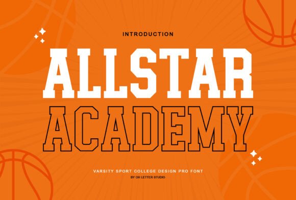 Allstar Academy: The Varsity Sport Font for Bold Designs