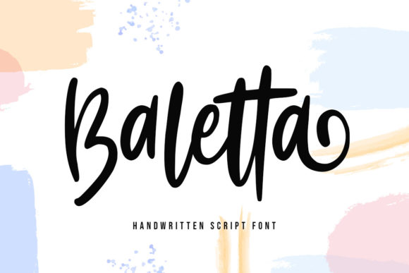 Baletta Script: A Graceful Typeface for Elegant Designs