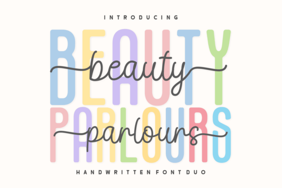 Beauty Parlours Duo: A Font for Elegant Branding