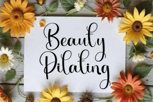 Beauty Pilating: A Sophisticated Script Font