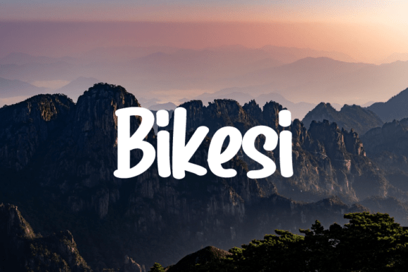Bikesi: A Modern Typeface for Creative Flexibility