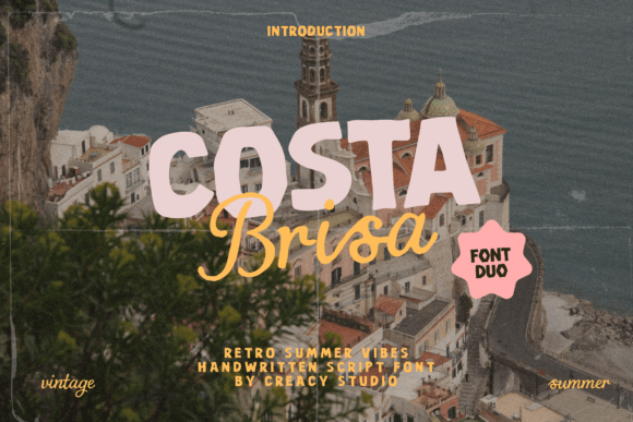 Costa Brisa Duo: A Font Pairing for Coastal Charm