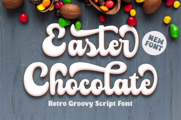 Easter Chocolate: A Handwritten Font for Charming Designs