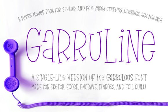 Garruline (single Line): Your New Favorite Creative Font
