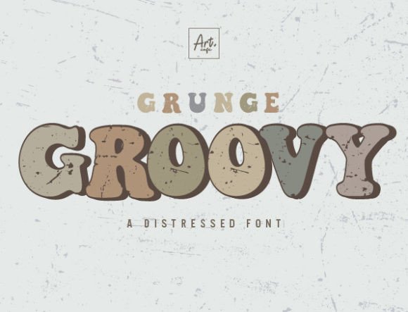 Grunge Groovy: Vintage Charm for Modern Designs