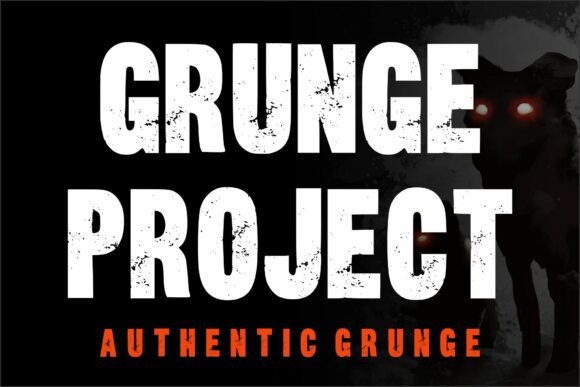 Grunge Project: A Typeface That Captures Raw, Urban Energy