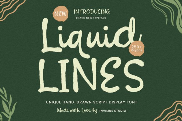 Liquid Lines: A Warm, Handwritten Script Font