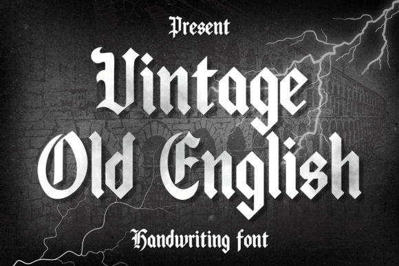 Vintage Old English: A Timeless Blackletter Font