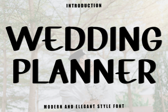 Wedding Planer: A Festive Typeface for Joyful Designs